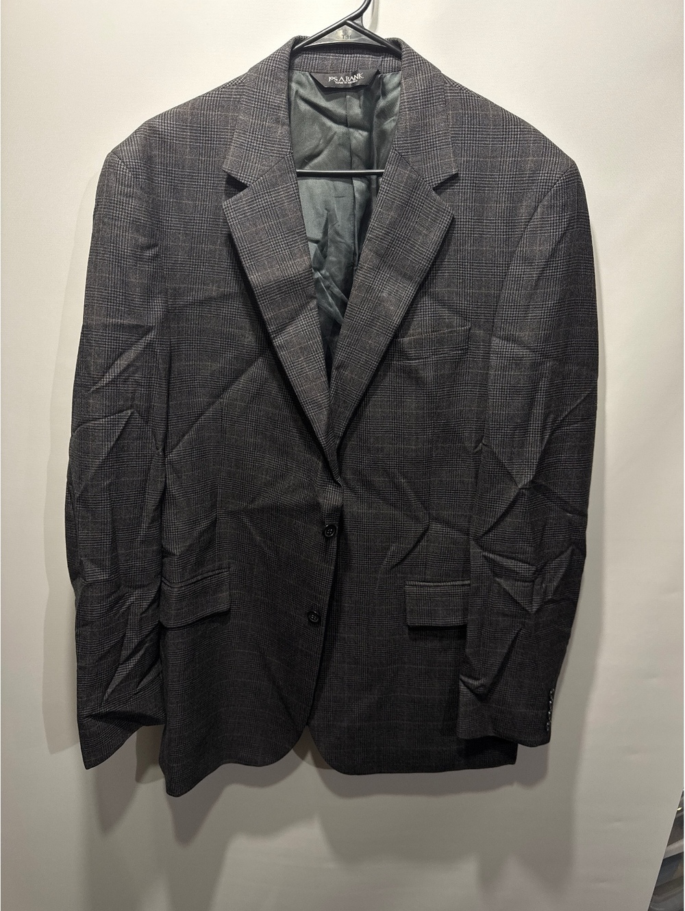 Jos. A. Bank Men's Wool Cashmere Suit Jacket Size 44XL Gray